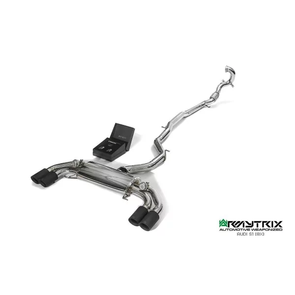 Armytrix Audi S1 (8X) 2.0 TFSI Hatchback/Sportback (2014-2018) Cat-Back Valvetronic