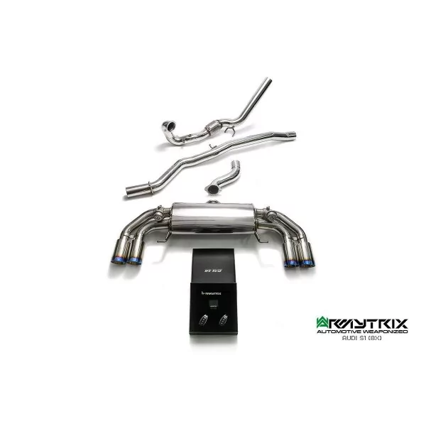 Armytrix Audi S1 (8X) 2.0 TFSI Hatchback/Sportback (2014-2018) Cat-Back Valvetronic
