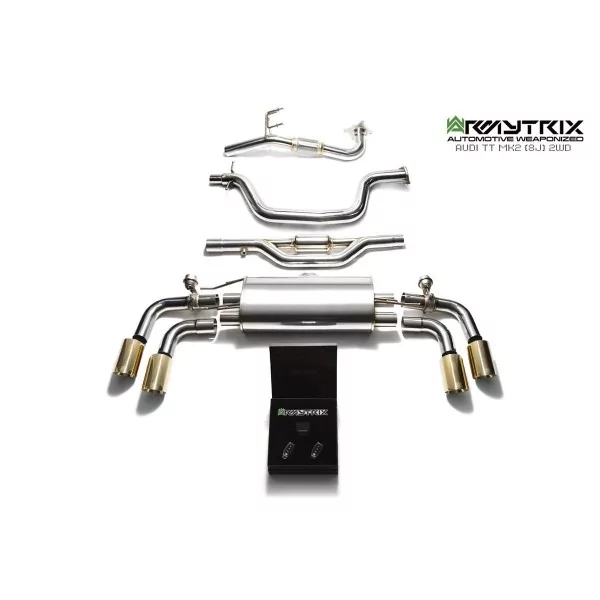 Armytrix Audi TT (8J) 1.8/2.0 TFSI 2WD Coupé (2006-2014) Cat-Back Valvetronic