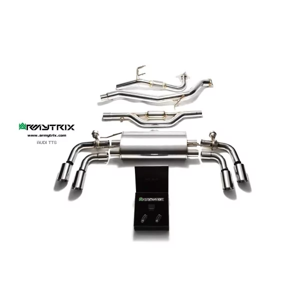 Armytrix Audi TT (8J) 2.0 TFSI quattro Coupé (2006-2014) Cat-Back Valvetronic