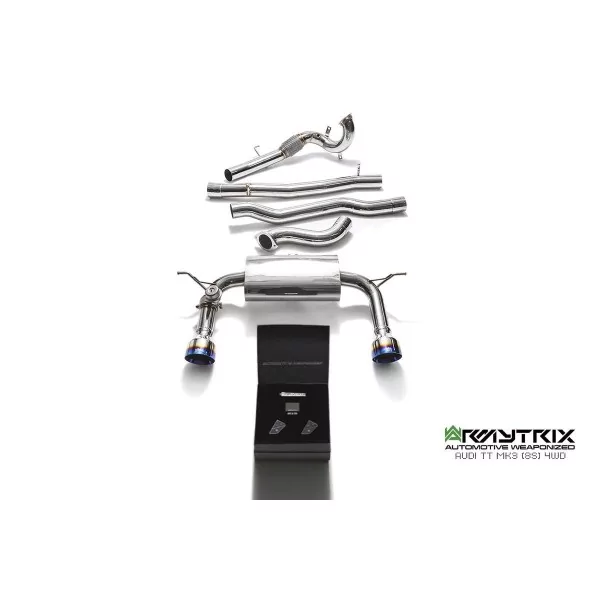 Armytrix Audi TT (8S) 2.0 TFSI quattro Coupé Non-OPF (2014-2023) Cat-Back Valvetronic
