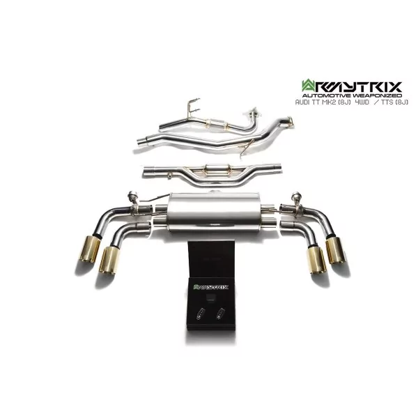 Armytrix Audi TTS (8J) 2.0 TFSI quattro Coupé (2008-2014) Cat-Back Valvetronic