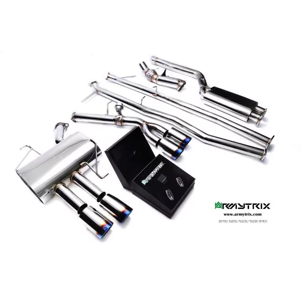 Armytrix BMW 520i/528i (F10) N20 Sedan RWD (2011-2016) Cat-Back Valvetronic