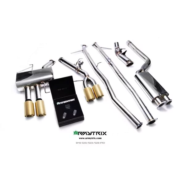 Armytrix BMW 520i/528i (F10) N20 Sedan RWD (2011-2016) Cat-Back Valvetronic