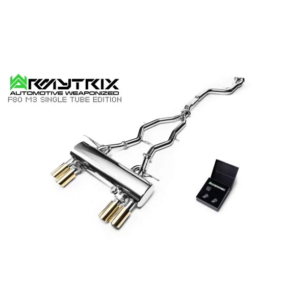 Armytrix BMW M3 (F80) Single Tube (2014-2019) Cat-Back Valvetronic