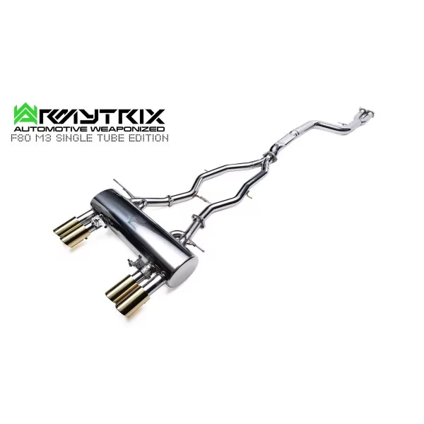 Armytrix BMW M3 (F80) Single Tube OE Valve Control (2014-2019) Cat-Back Valvetronic