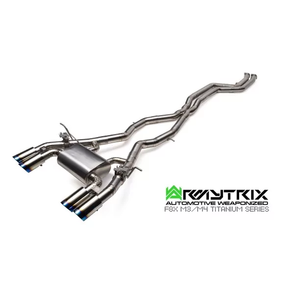 Armytrix BMW M3 (F80) Titanium OE Valve Control (2014-2019) Cat-Back Valvetronic aus Titan