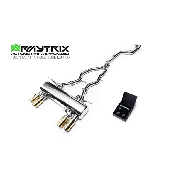 Armytrix BMW M4 (F82/F83) Coupé/Cabriolet Single Tube (2014-2019) Cat-Back Valvetronic
