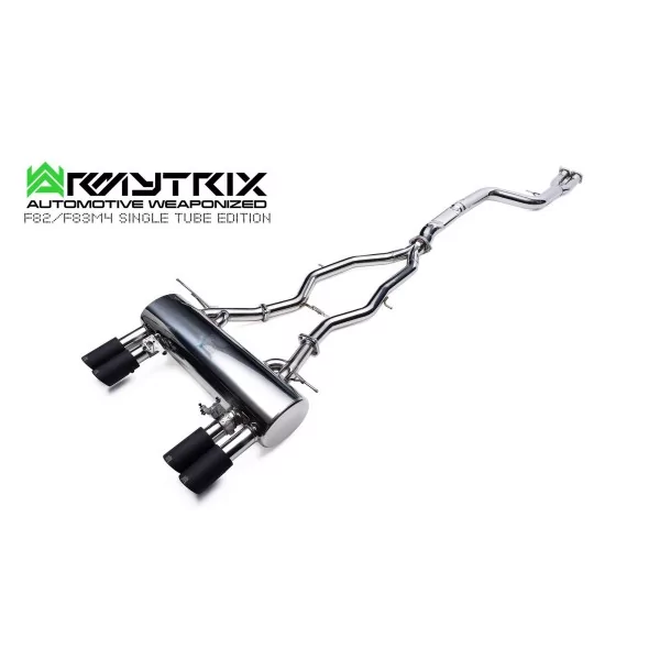 Armytrix BMW M4 (F82/F83) Coupé/Cabriolet Single Tube OE Valve Control (2014-2019) Cat-Back Valvetronic