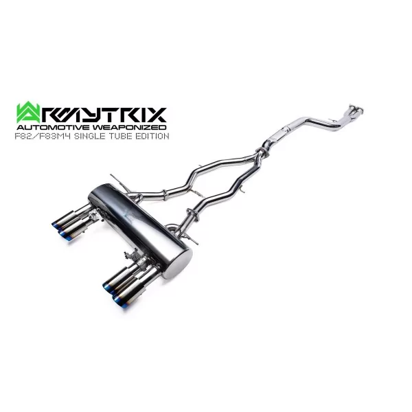 Armytrix BMW M4 (F82/F83) Coupé/Cabriolet Single Tube OE Valve Control (2014-2019) Cat-Back Valvetronic
