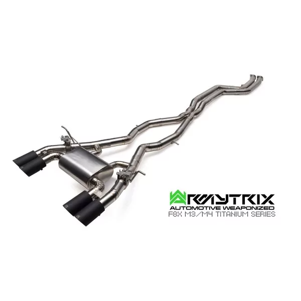 Armytrix BMW M4 (F82/F83) Coupé/Cabriolet Titanium OE Valve Control (2014-2019) Cat-Back Valvetronic in Titanio