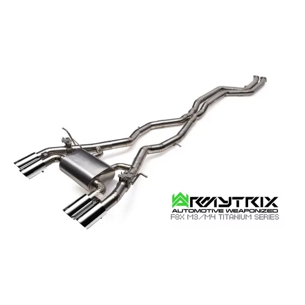 Armytrix BMW M4 (F82/F83) Coupé/Cabriolet Titanium OE Valve Control (2014-2019) Cat-Back Valvetronic in Titanio