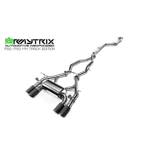 Armytrix BMW M4 (F82/F83) Coupé/Cabriolet Single Tube Track Edition (2014-2019) Cat-Back Valvetronic