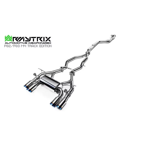 Armytrix BMW M4 (F82/F83) Coupé/Cabriolet Single Tube Track Edition (2014-2019) Cat-Back Valvetronic