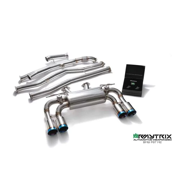 Armytrix BMW M2 (F87) (2016-2018) Cat-Back Valvetronic