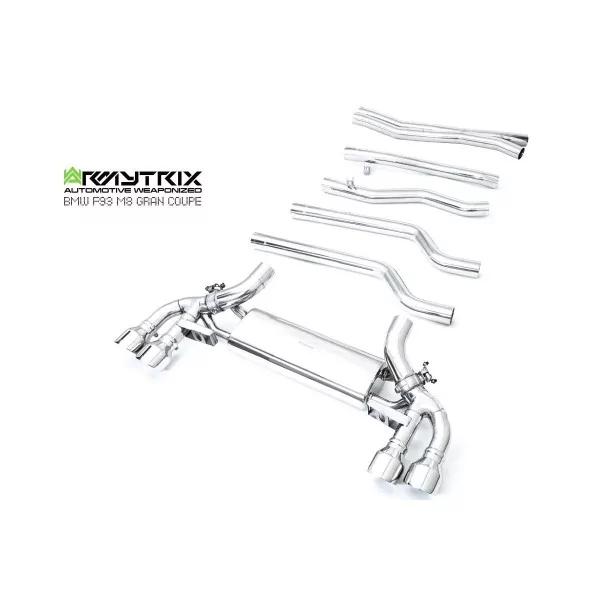 Armytrix BMW M8 (F93) Gran Coupé Non-OPF (2019-) Cat-Back Valvetronic