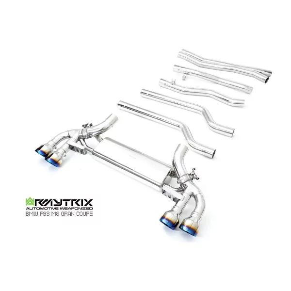 Armytrix BMW M8 (F93) Gran Coupé Non-OPF (2019-) Cat-Back Valvetronic