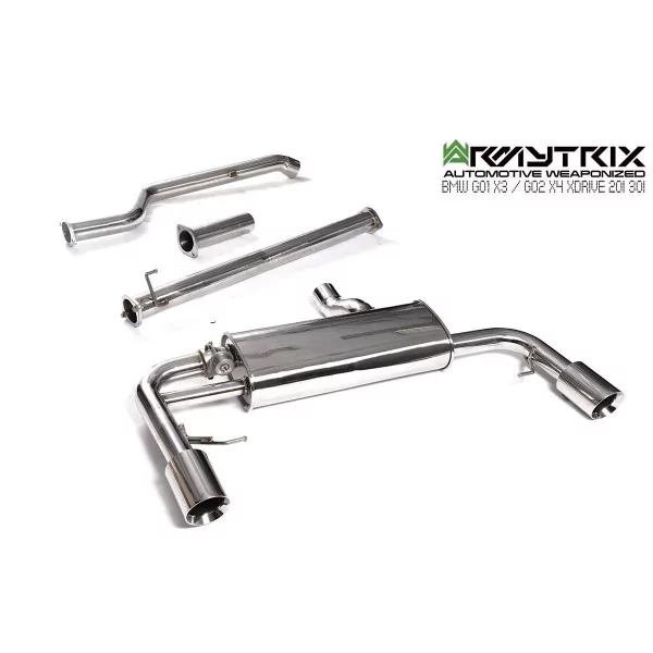 Armytrix BMW X4 (G02) xDrive20i/xDrive30i B48 Non-OPF (2019-2025) Cat-Back Valvetronic