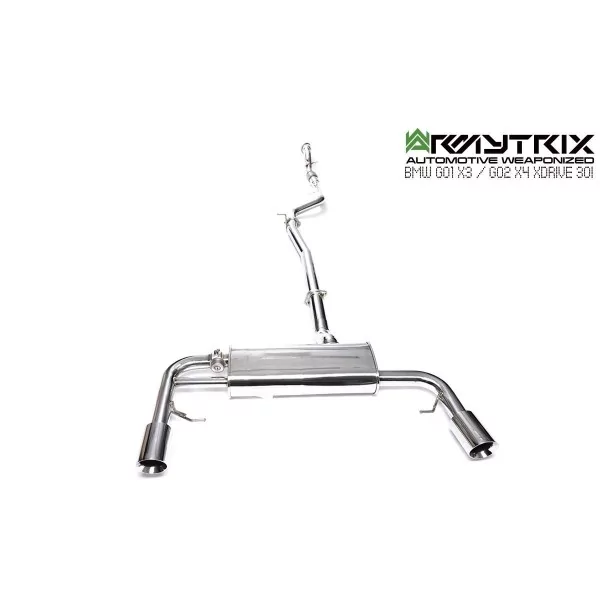 Armytrix BMW X4 (G02) xDrive20i/xDrive30i B48 Non-OPF (2019-2025) Cat-Back Valvetronic