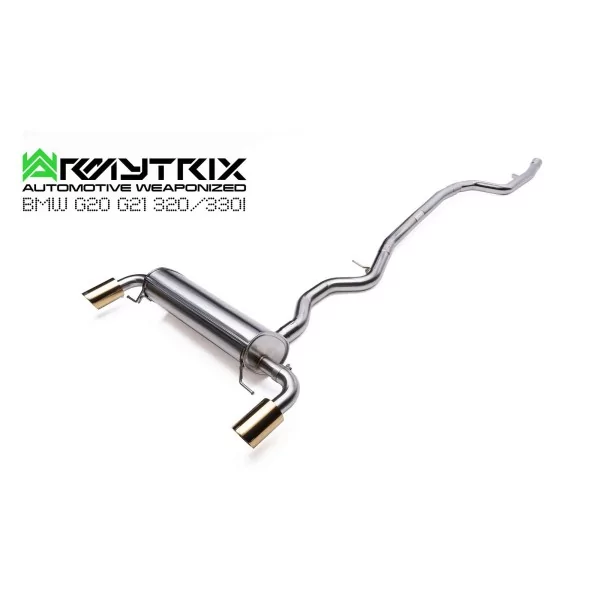 Armytrix BMW 320i/330i (G20/G21) B48 Non-OPF Sedan/Touring (2019-) Cat-Back Valvetronic