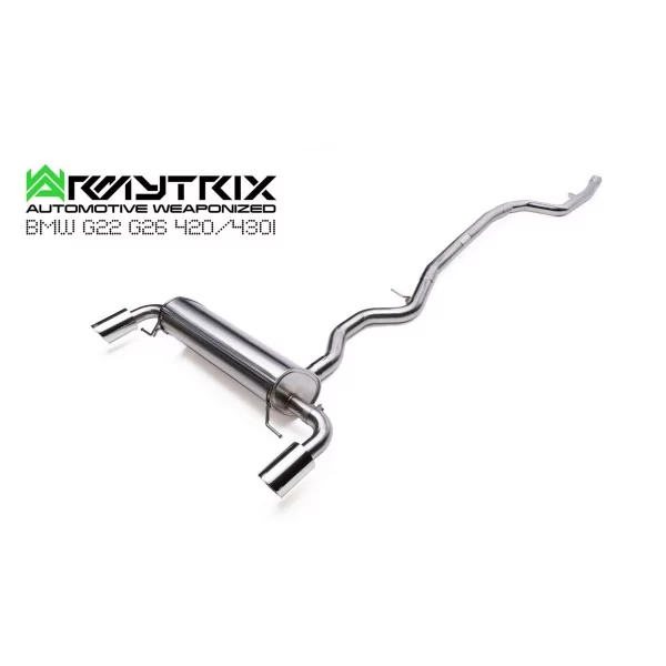 Armytrix BMW 420i/430i (G22) B46 Non-OPF Coupé (2021-) Cat-Back Valvetronic
