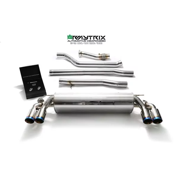 Armytrix BMW 520i/530i (G30/G31) B48 Non-OPF Sedan/Touring (2017-2024) Cat-Back Valvetronic