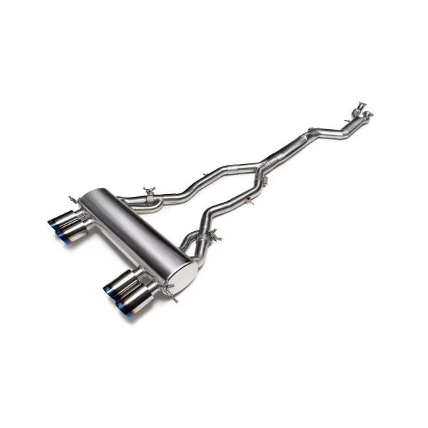 Armytrix BMW M3 / M3 Competition (G80/G81) Sedan/Touring 102mm Single Mid Pipe (2020-) Cat-Back Valvetronic