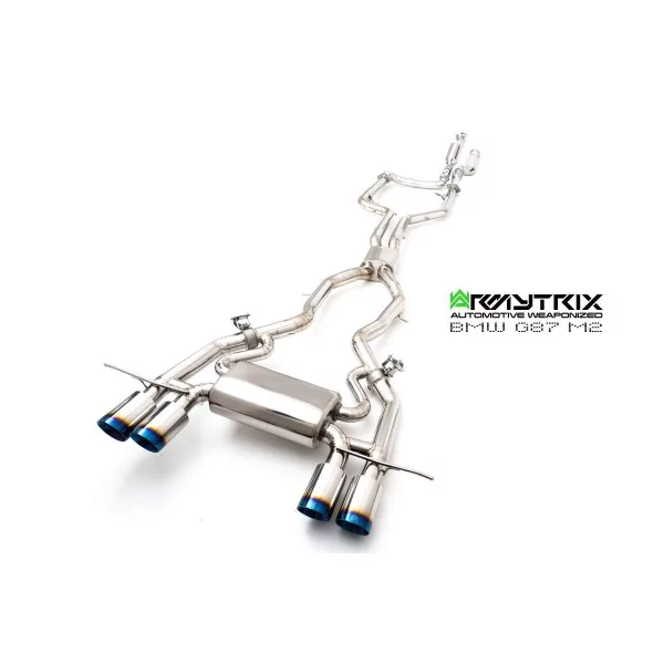 Armytrix BMW M2 (G87) Titanium Series (2023-) Cat-Back Valvetronic aus Titan
