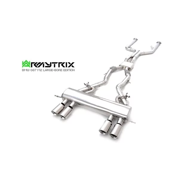 Armytrix BMW M2 (G87) Large-Bore (2023-) Cat-Back Valvetronic