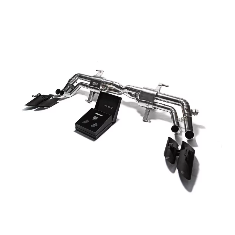 Armytrix Lamborghini Huracán LP580-2 (2016-2019) Cat-Back Valvetronic aus Titan Armytrix Lamborghini Huracán LP580-2 (2016-2019) Cat-Back Valvetronic aus Titan