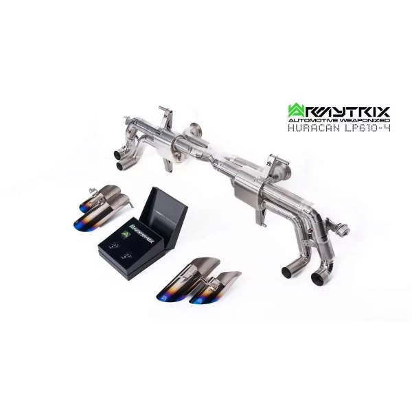 Armytrix Lamborghini Huracán LP610-4 (2014-2019) Cat-Back Valvetronic de Titanio