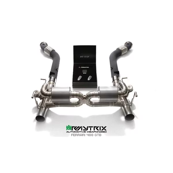 Armytrix Ferrari 488 Pista/Pista Spider (2018-2020) Titanium Cat-Back Valvetronic