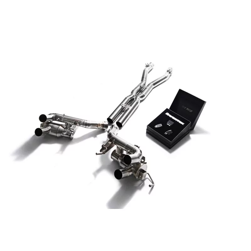 Armytrix Ferrari California 4.3 V8 (2008-2013) Cat-Back Valvetronic aus Titan Armytrix Ferrari California 4.3 V8 (2008-2013) Cat-Back Valvetronic aus Titan