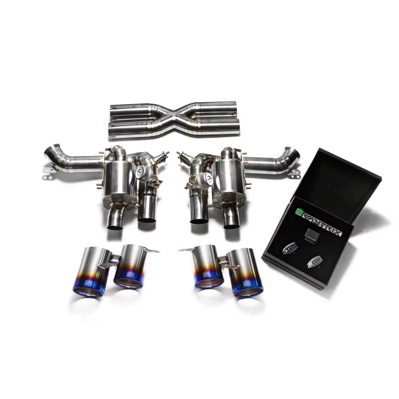 Armytrix Ferrari F12berlinetta/F12tdf (2012-2017) Cat-Back Valvetronic en Titane Armytrix Ferrari F12berlinetta/F12tdf (2012-2017) Cat-Back Valvetronic en Titane