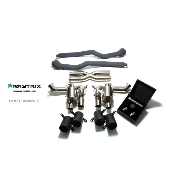 Armytrix Ferrari F12berlinetta/F12tdf (2012-2017) Cat-Back Valvetronic de Titanio