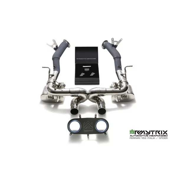Armytrix Ferrari 458 Italia/Spider (2010-2015) Cat-Back Valvetronic de Titanio