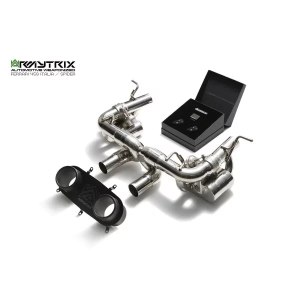 Armytrix Ferrari 458 Italia/Spider (2010-2015) Cat-Back Valvetronic in Titanio