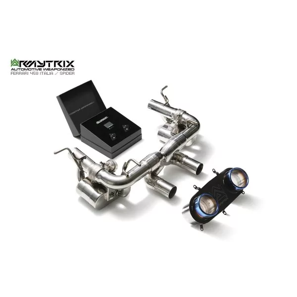 Armytrix Ferrari 458 Italia/Spider (2010-2015) Cat-Back Valvetronic