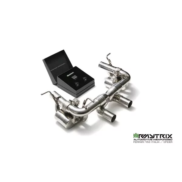 Armytrix Ferrari 458 Italia/Spider (2010-2015) Cat-Back Valvetronic