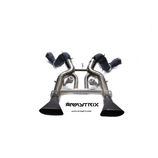Armytrix McLaren 650S (2014-2016) Cat-Back Valvetronic aus Titan