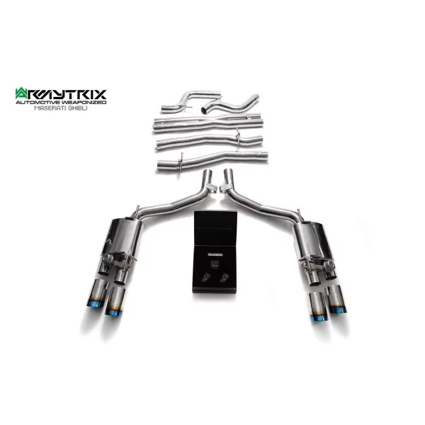 Armytrix Maserati Ghibli/Ghibli S (M157) 3.0 V6 (2013-2018) Cat-Back Valvetronic