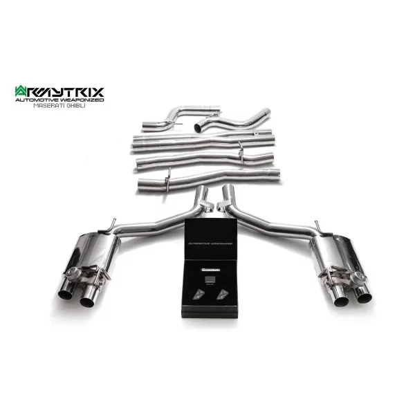 Armytrix Maserati Ghibli S Q4 (M157) 3.0 V6 (2013-2018) Cat-Back Valvetronic