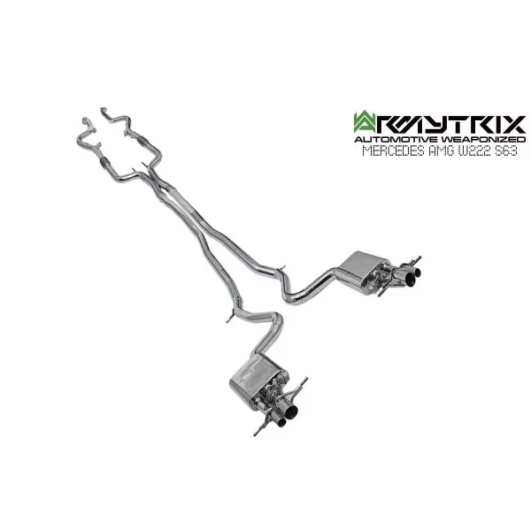 Armytrix Mercedes-AMG S63 (W222) Non-OPF (2017-2020) Cat-Back Valvetronic