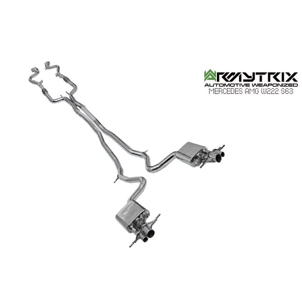 Armytrix Mercedes-AMG S63 (W222) Non-OPF (2017-2020) Cat-Back Valvetronic