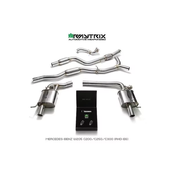 Armytrix Mercedes-Benz C180/C200/C250/C300 (W205) Sedan/Coupé/Estate (2014-2018) Cat-Back Valvetronic