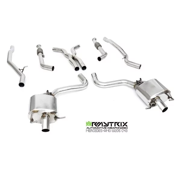 Armytrix Mercedes-AMG C43 (W205) AMG Switchable Exhaust Non-OPF Sedan/Coupé/Estate (2015-2023) Cat-Back Valvetronic