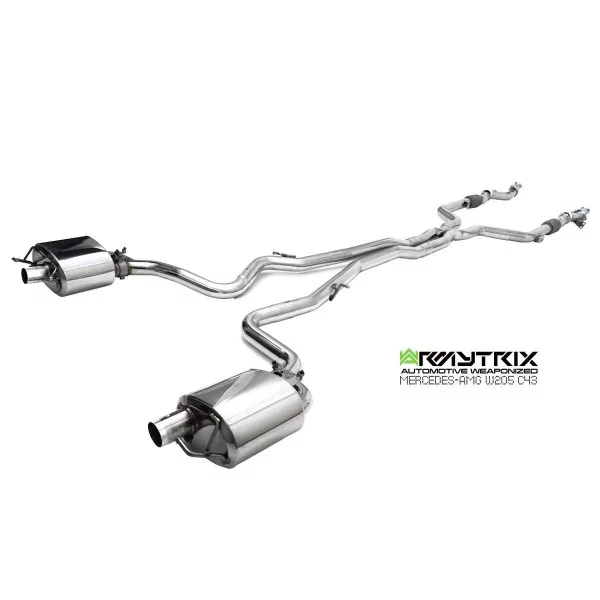 Armytrix Mercedes-AMG C43 (W205) AMG Switchable Exhaust Non-OPF Sedan/Coupé/Estate (2015-2023) Cat-Back Valvetronic