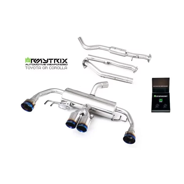 Armytrix Toyota GR Corolla 1.6 Turbo (2023-) Cat-Back Valvetronic