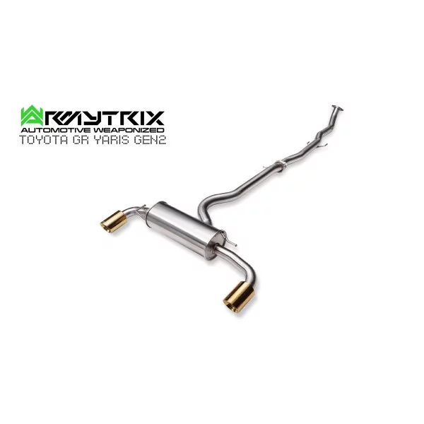 Armytrix Toyota GR Yaris Facelift 1.6 Turbo (2024-) Cat-Back Valvetronic