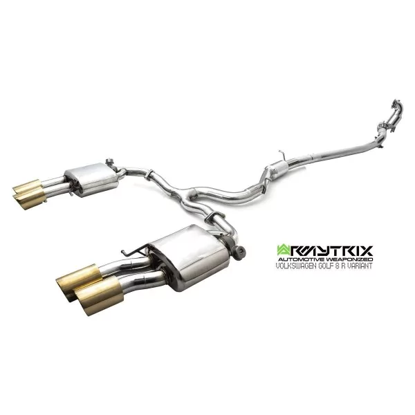 Armytrix Volkswagen Golf R Variant (MK8) 2.0 TSI (2021-) Cat-Back Valvetronic